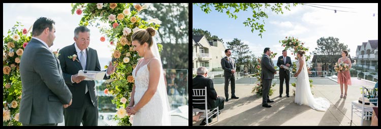 With the new Mr. and Mrs. Jonathan Kortoff, official Universal Life Church Officiant in La Jolla, CA - October 2021.