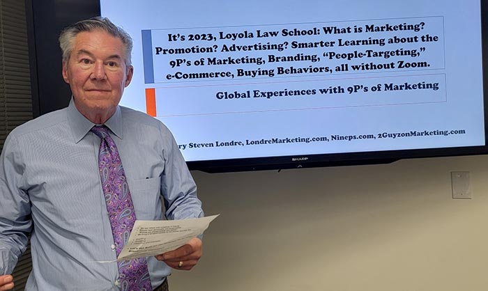 Loyola Law School presentation at Advertising and eCommerce Law, the Advertising Law Class 4065/E1, January 2023