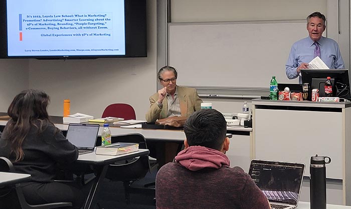 Loyola Law School presentation at Advertising and eCommerce Law, the Advertising Law Class 4065/E1, January 2023