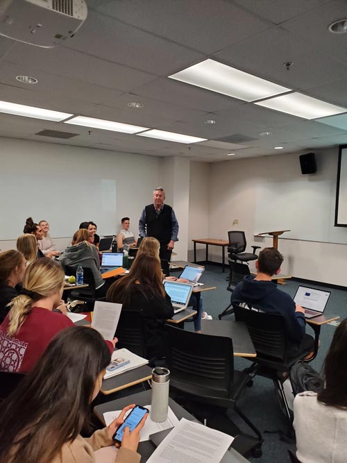 Larry Steven Londre teaching at Pepperdine 2020