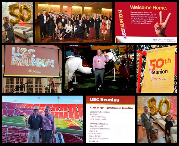 USC Class of 1971 50 year class reunion composite